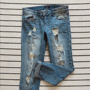 Ripped Boyfriend Jeans